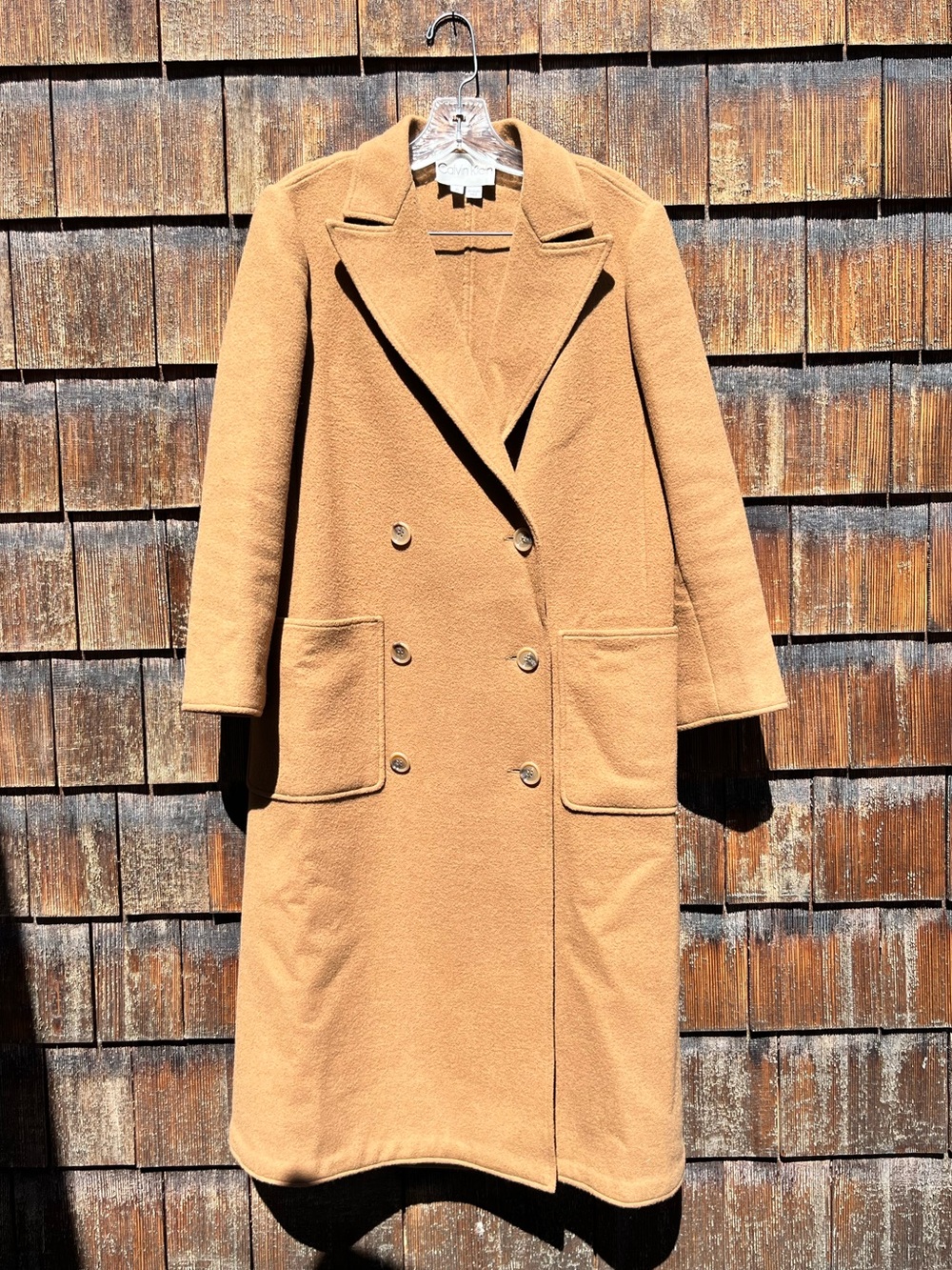 Calvin Klein Double-Breasted Trench Coat